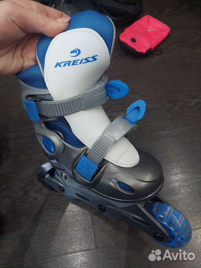 Роликовые коньки детские раздвижные