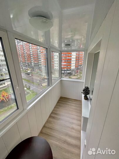 Теплое остекление балкона h-4895