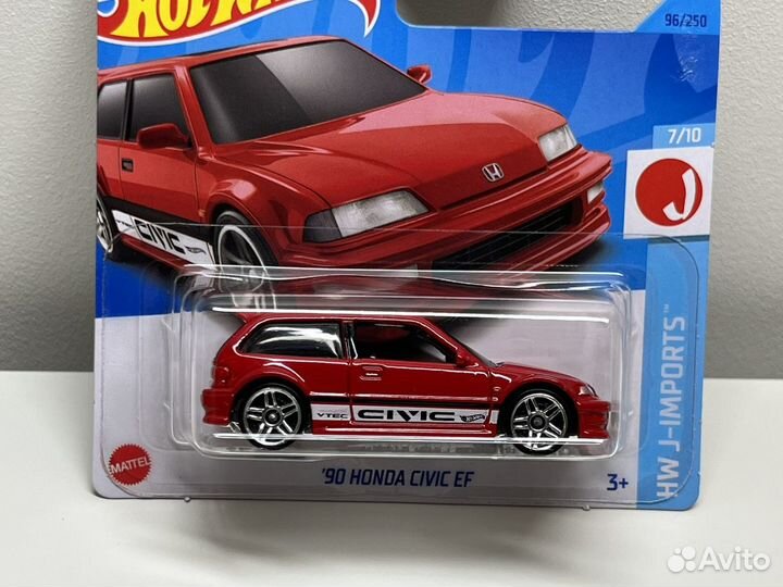 Hot wheels '90 honda civic ef