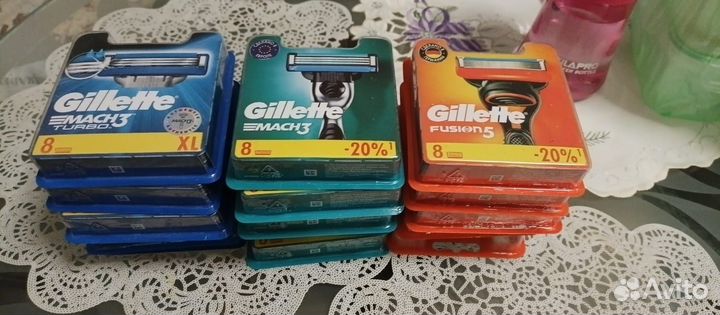 Сменные кассеты для бритья Gillette