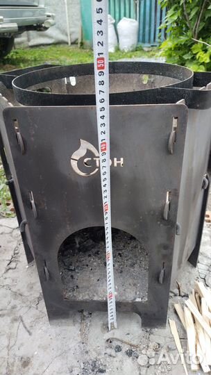 3 в 1.Печь казан мангал