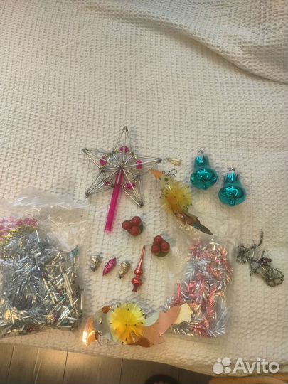 Елочные игрушки СССР советские