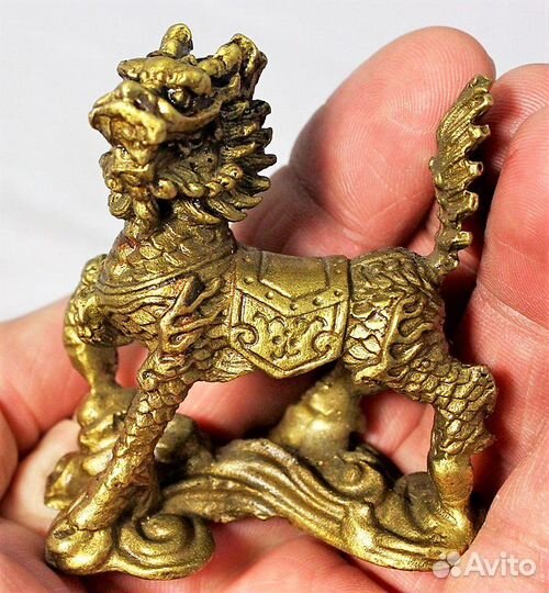 Кирин - Дракон - Лошадь Статуэтка из Бронзы RU*415