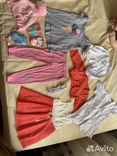 Детские вещи на девочку 0-2 лет