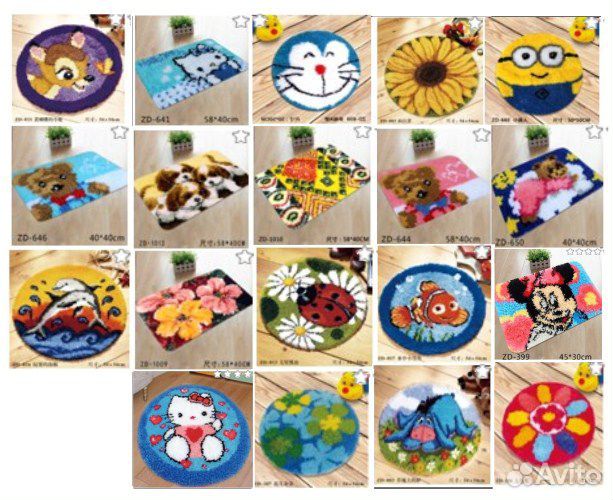 Ковровая вышивка,вышивка крестиком