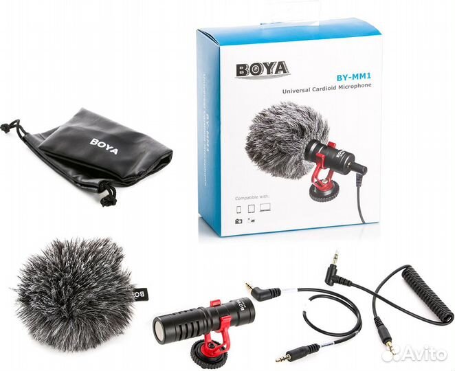 Микрофон Boya BY-MM1. Пушка для Смартфона и Камер