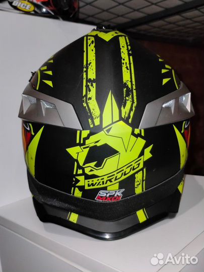 Кроссовый питбайк шлем с очками Эндуро