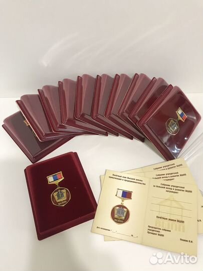 Почетный знак вшпп. Образование. Тяжёлый эмаль