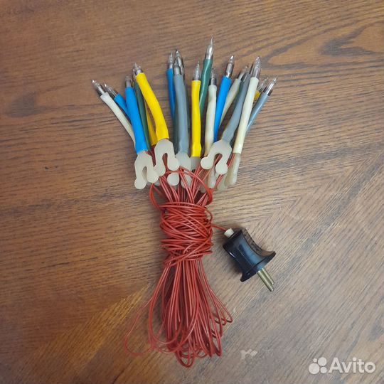 Новогодняя гирлянда СССР свечки