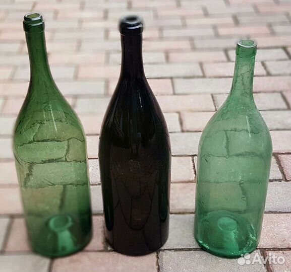 Бутыль стеклянная