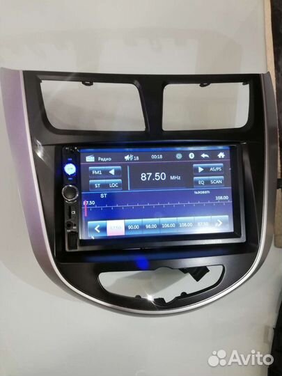 Магнитола Новая с Bluetooth Hyundai Solaris