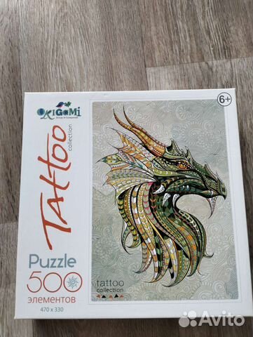 Пазл 500 элементов tattoo