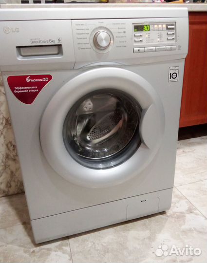 LG, 6кг., инвертор, прямой привод