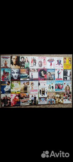 DVD диски с фильмами, цена за коробку - 33шт