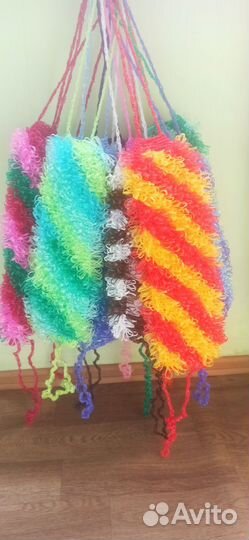 Мочалка ручной работы