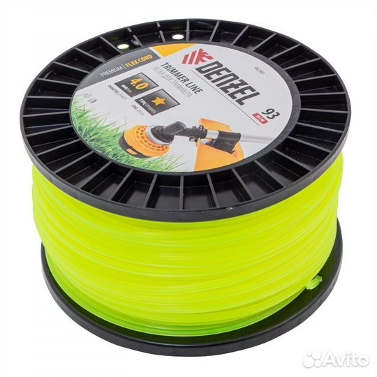 Леска для триммеразвезда, 4,0мм х 93м, на DIN кату