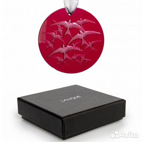 Хрустальная новогодняя игрушка ornement noel hiron