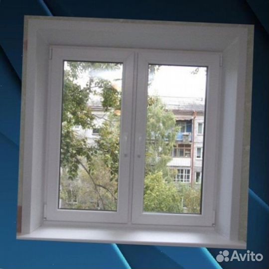Пластиковое окно новое с установкой