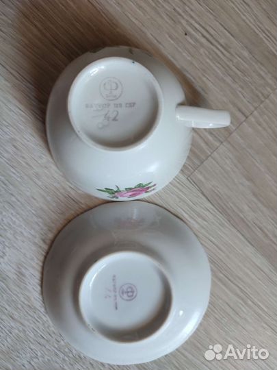 Чайная пара фарфор из гдр