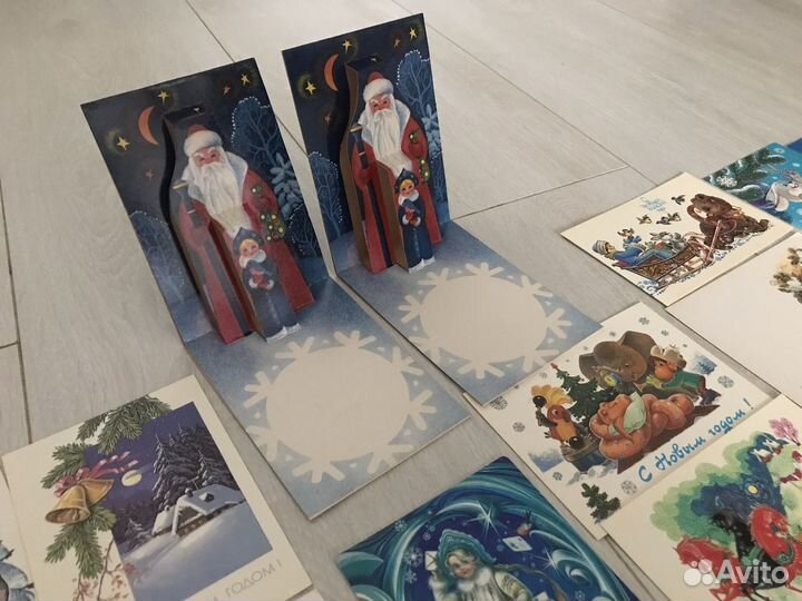 Открытки СССР новогодние - праздничные