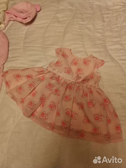 Детские вещи пакетом для девочек от 0 до 6 мес