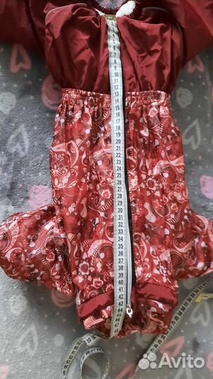 Зимний комбинезон для средней собаки