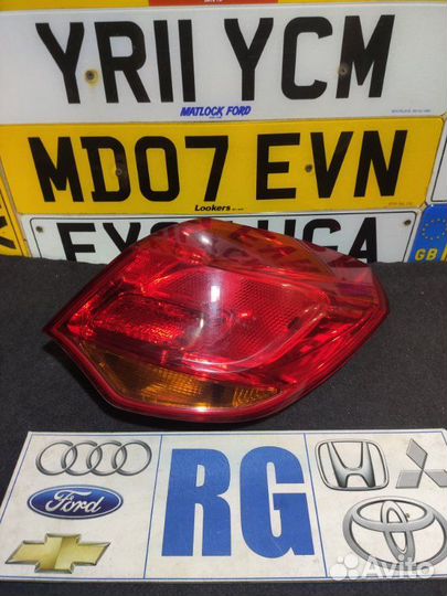 Фонарь правый Opel Astra J хэтчбек A16XER 2010