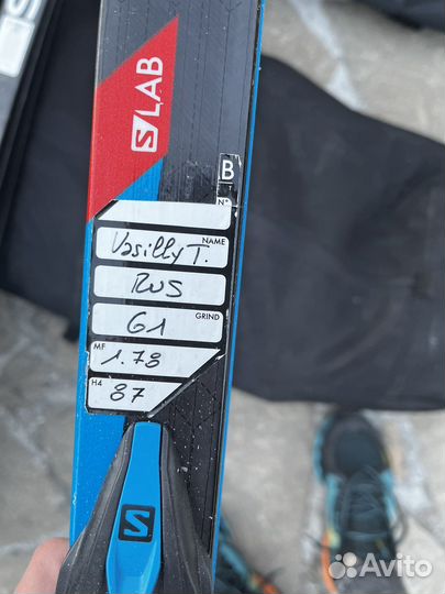 Лыжи беговые коньковые Salomon S-lab