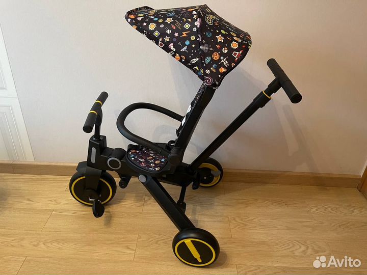 Трехколесный велосипед Bebelux с ручкой 7 в 1