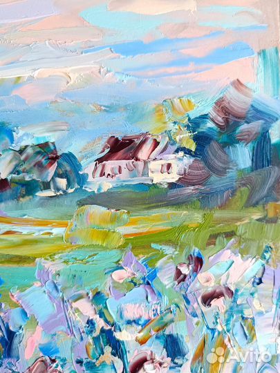 Картина маслом пейзаж