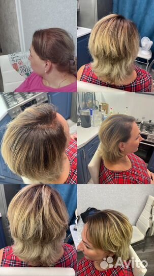 Окрашивание волос на дому