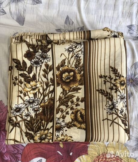 Штора полотно, шторная ткань времен СССР