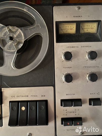 Elfa катушечный советский магнитофон