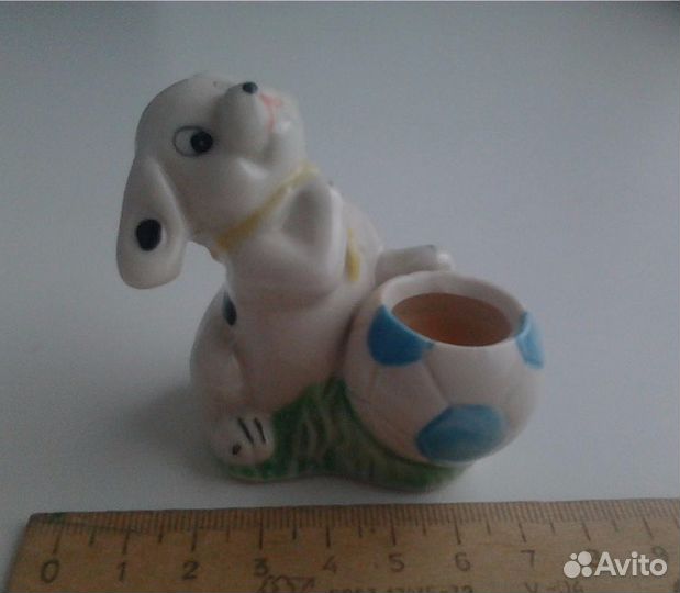 Фарфоровая статуэтка-подсвечник коллекционный