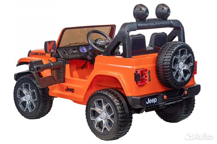 Электромобиль Jeep Rubicon 4x4 Orange