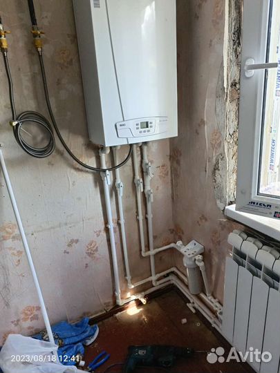 Монтаж отопления, газовых котлов и колонок