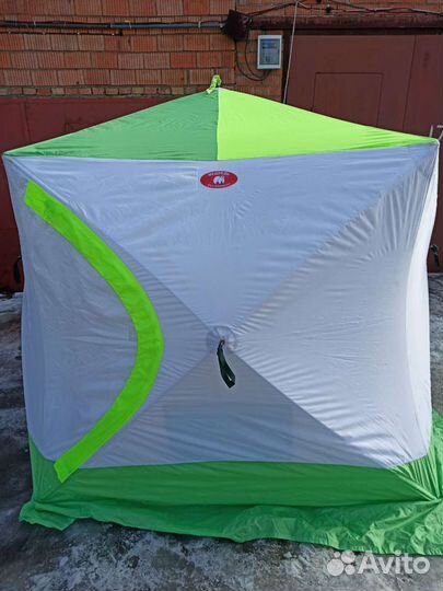 Палатка cube 3 медведь трёхслойная, пол и печка