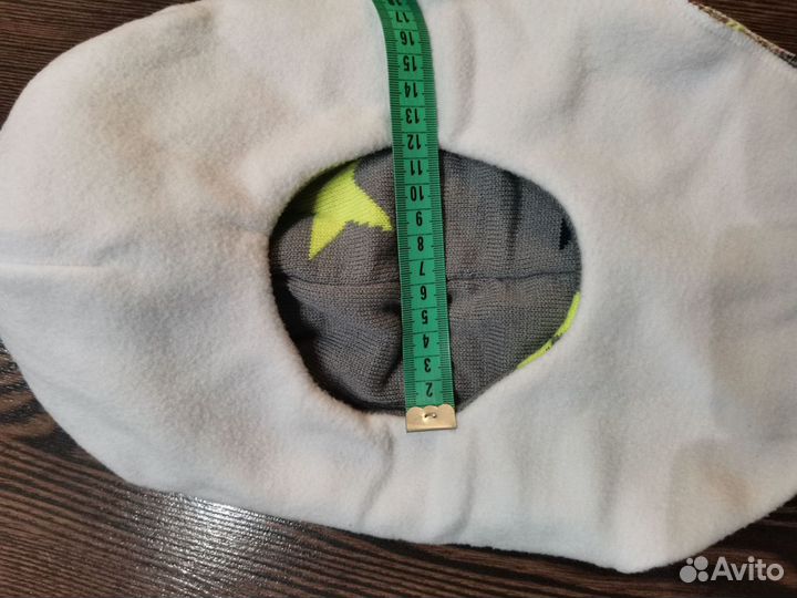 Шапка шлем зимняя детская