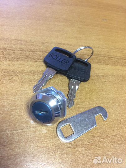 Замок мебельный Soller 16mm хром