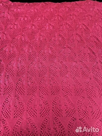 Шарф палантин вязанный