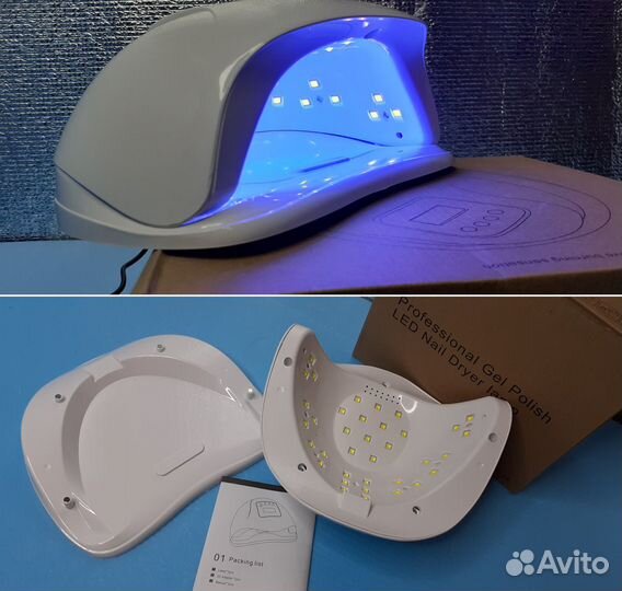 Уф лампа Pro для гель лака 80w Датчик движения