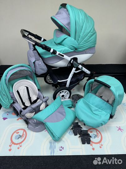 Коляска трансформер luxmom 3 в 1