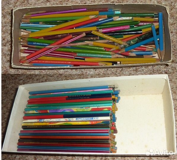 Карандаши,стержни для мех.карандашей,пенал СССР