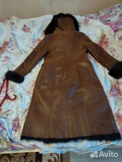Дубленка женская 48 50 натуральная италия