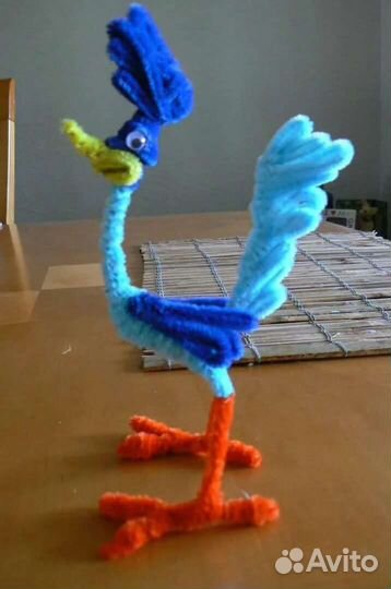 Цветы фигуры из синельной проволоки