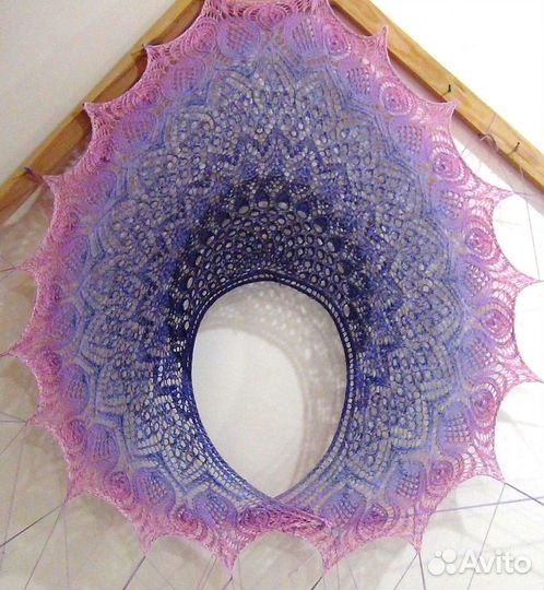 Бактусы, шали ручной вязки