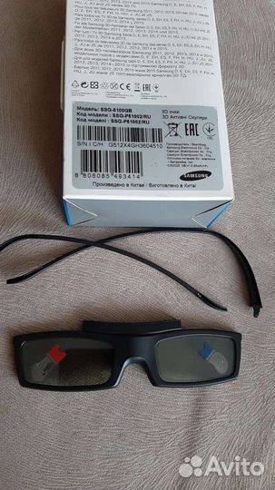 Очки 3d samsung, sony, panasonic