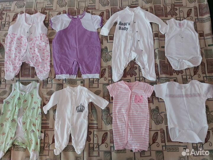 Вещи на девочку до года