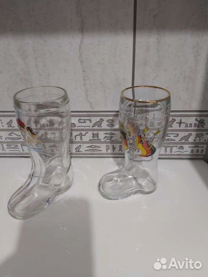 Коллекционный пивной стакан сапог (Германия)