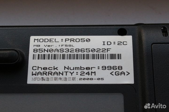 Ноутбук asus PRO50